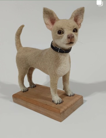 Chihuahua en fieltro