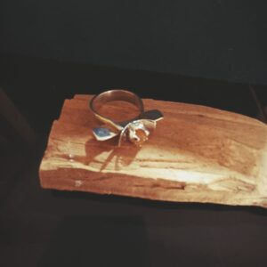 Anillo Flor de Loto Plata 950