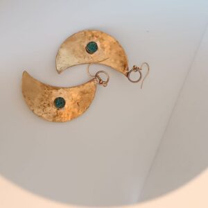 Aros Luna Turquesa · Orfebrería Jazz